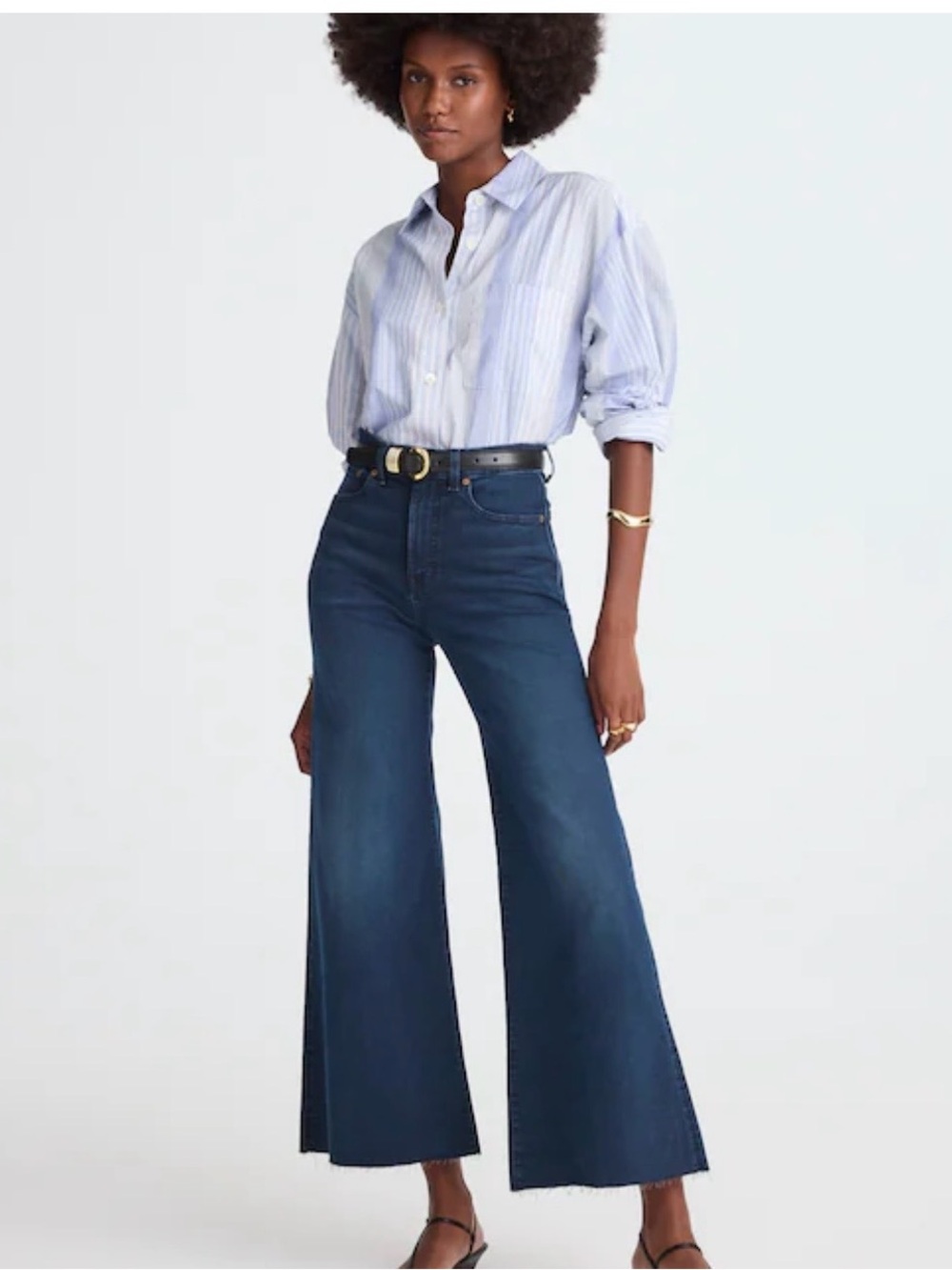 Madewell kingston wash  Flared Wide-Leg crop size 31 NWT